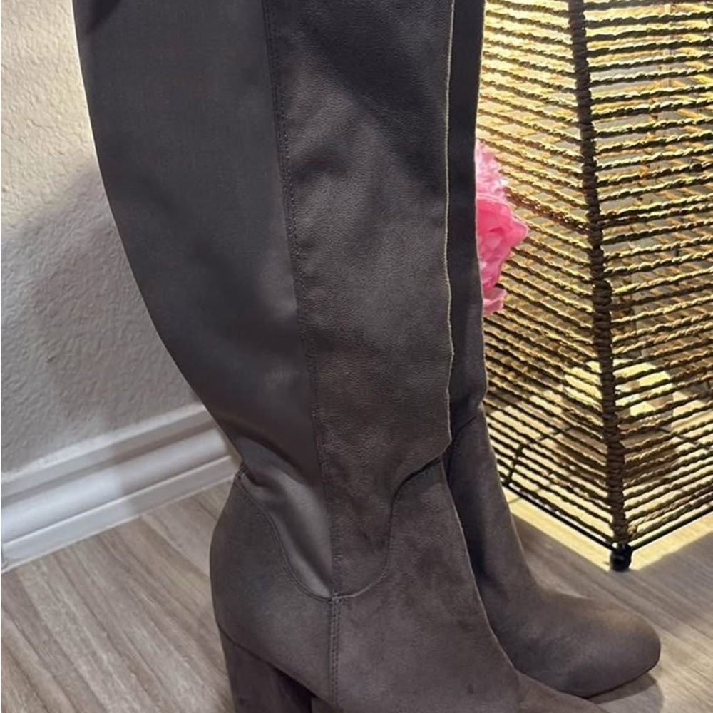 Sam Edelman Brown knee high heeled Boots